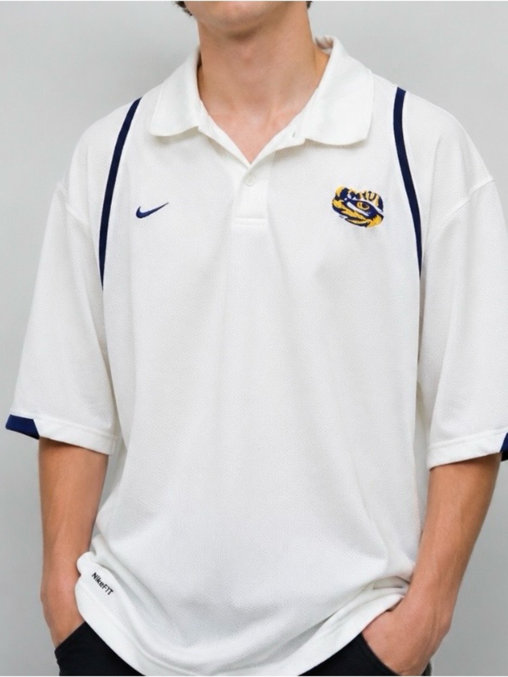 NWT Nike Men’s LSU Tigers Football Rivalry Polo Jersey Shirt XL Extra Large